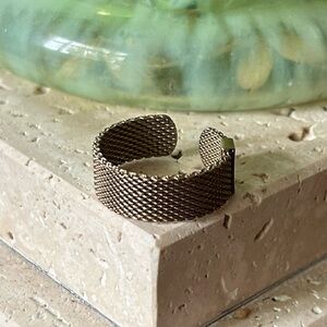 Sterling Silver “Chocolate” Plated Band Ring